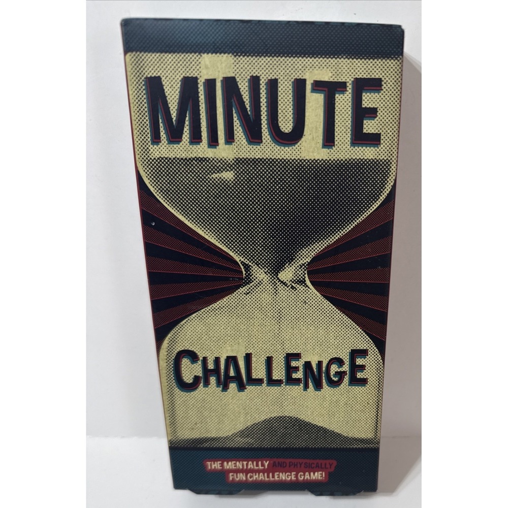 Minute Challenge Mentally Physically Fun Card Game Paladone Purple Monkey‎ 2+